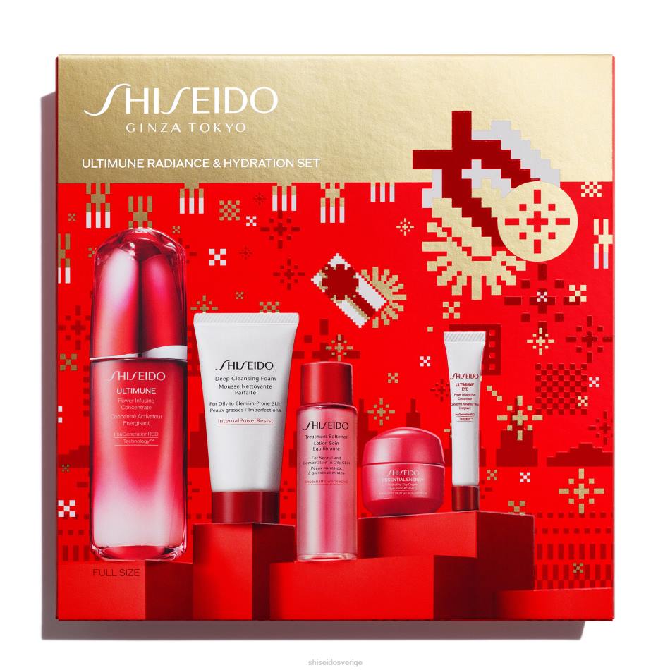 utstrålning & återfuktning set VL6V80 Shiseido hudvård