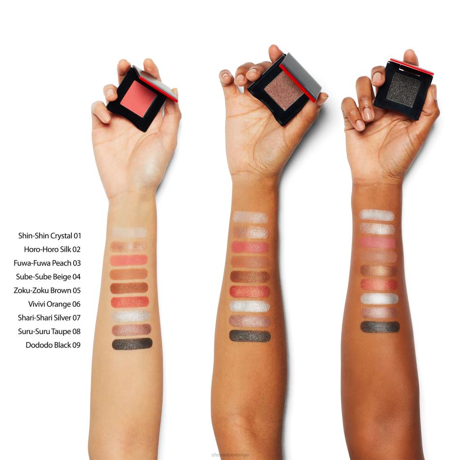 poppudergel ögonskugga VL6V124 Shiseido smink