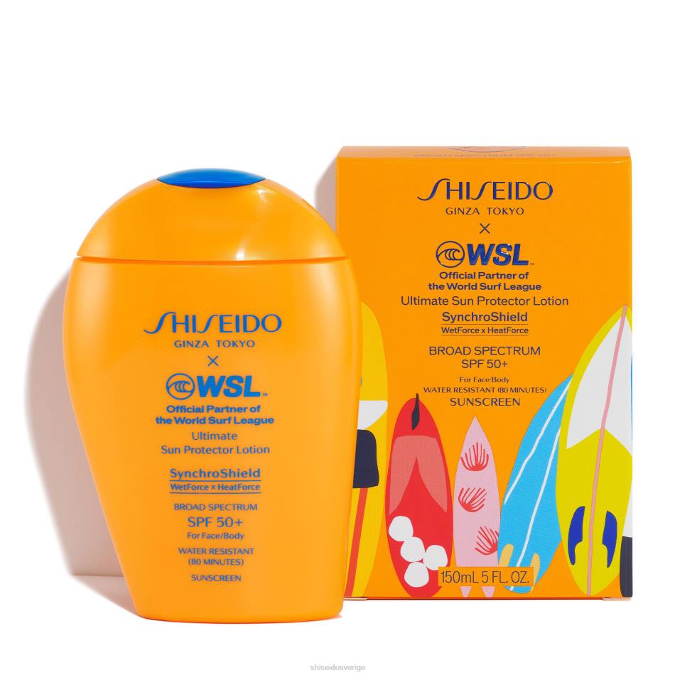 World Surf League ultimata solskyddslotion spf 50+ i begränsad upplaga VL6V95 Shiseido Solskydd