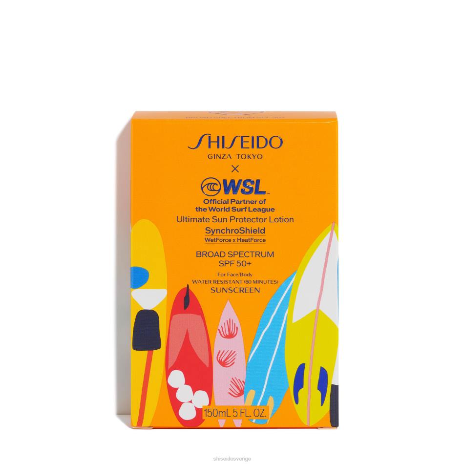 World Surf League ultimata solskyddslotion spf 50+ i begränsad upplaga VL6V95 Shiseido Solskydd