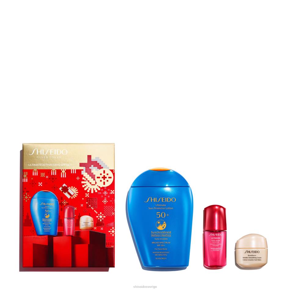 aktiva dagar spf set VL6V89 Shiseido Solskydd