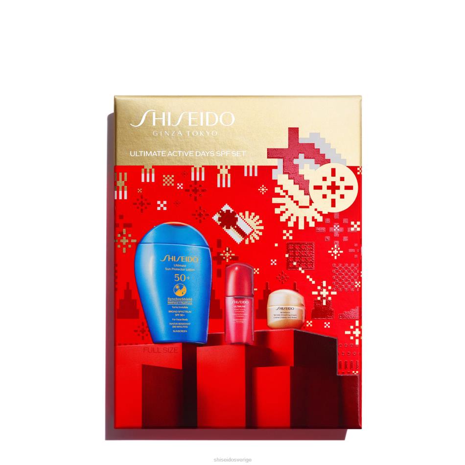 aktiva dagar spf set VL6V89 Shiseido Solskydd