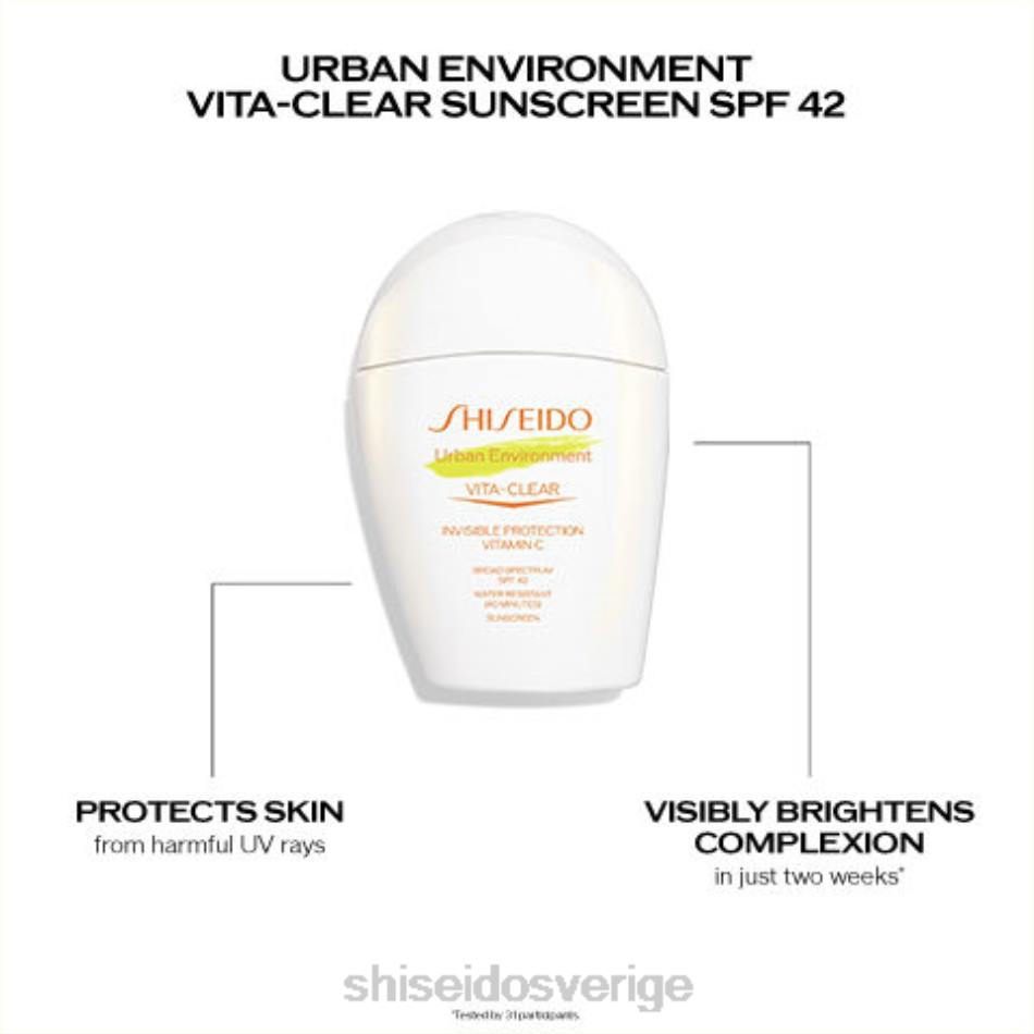 vita-clear solskyddsmedel spf 42 VL6V84 Shiseido Solskydd